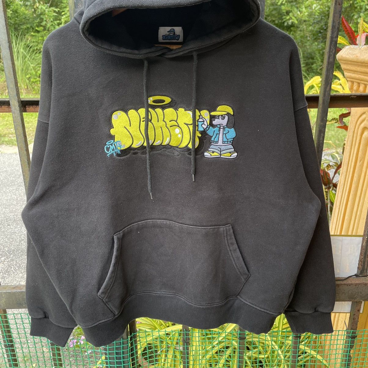 Rap Tees × Welcome Skateboards 🔥Vintage 90s Kikety Big Logo Skate Hip Hop Pullover Hoodie Size US L / EU 52-54 / 3 - 5 Thumbnail
