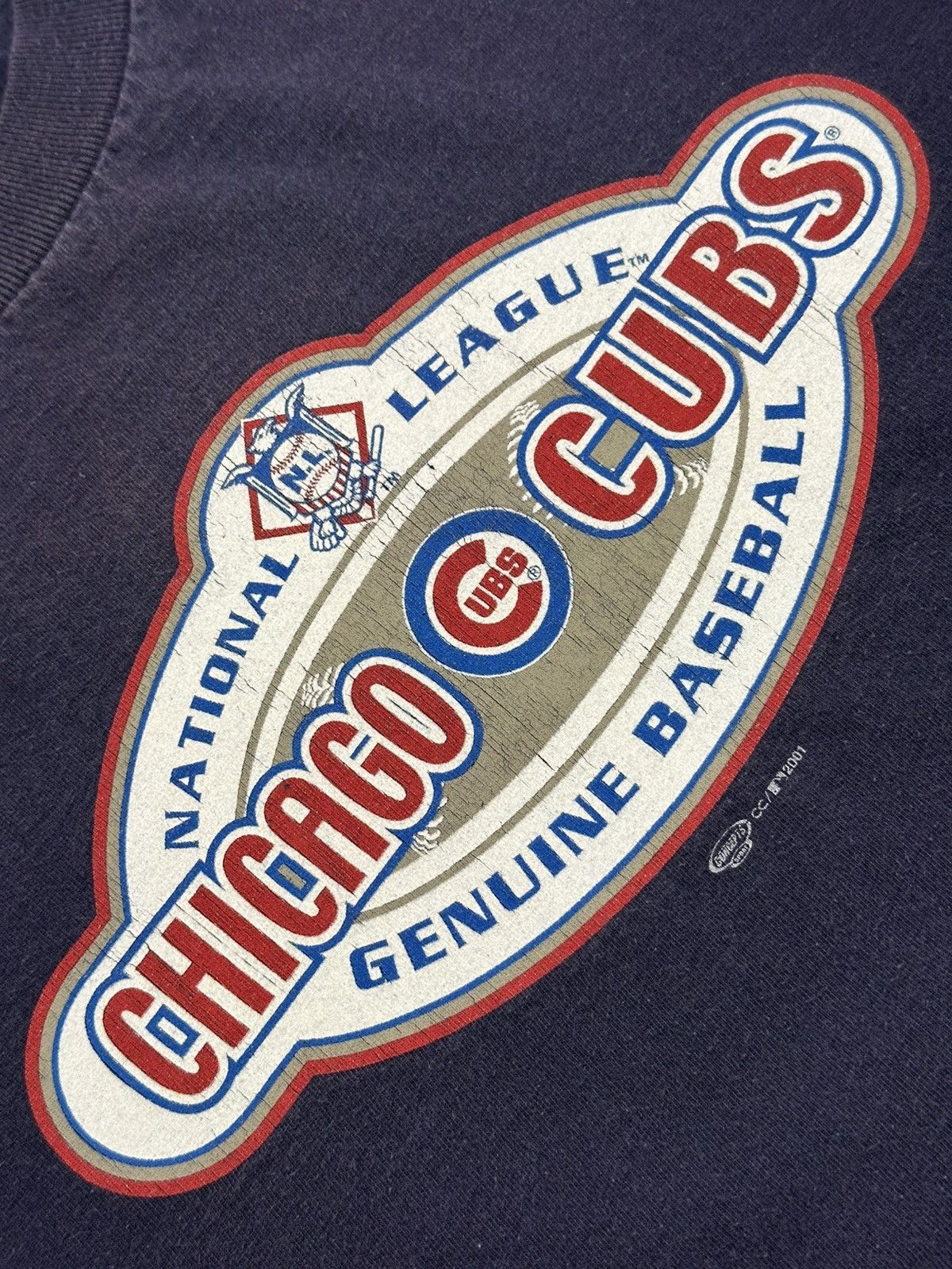 MLB Vintage 2001 Chicago Cubs National League MLB T-shirt XL Size US XL / EU 56 / 4 - 6 Thumbnail