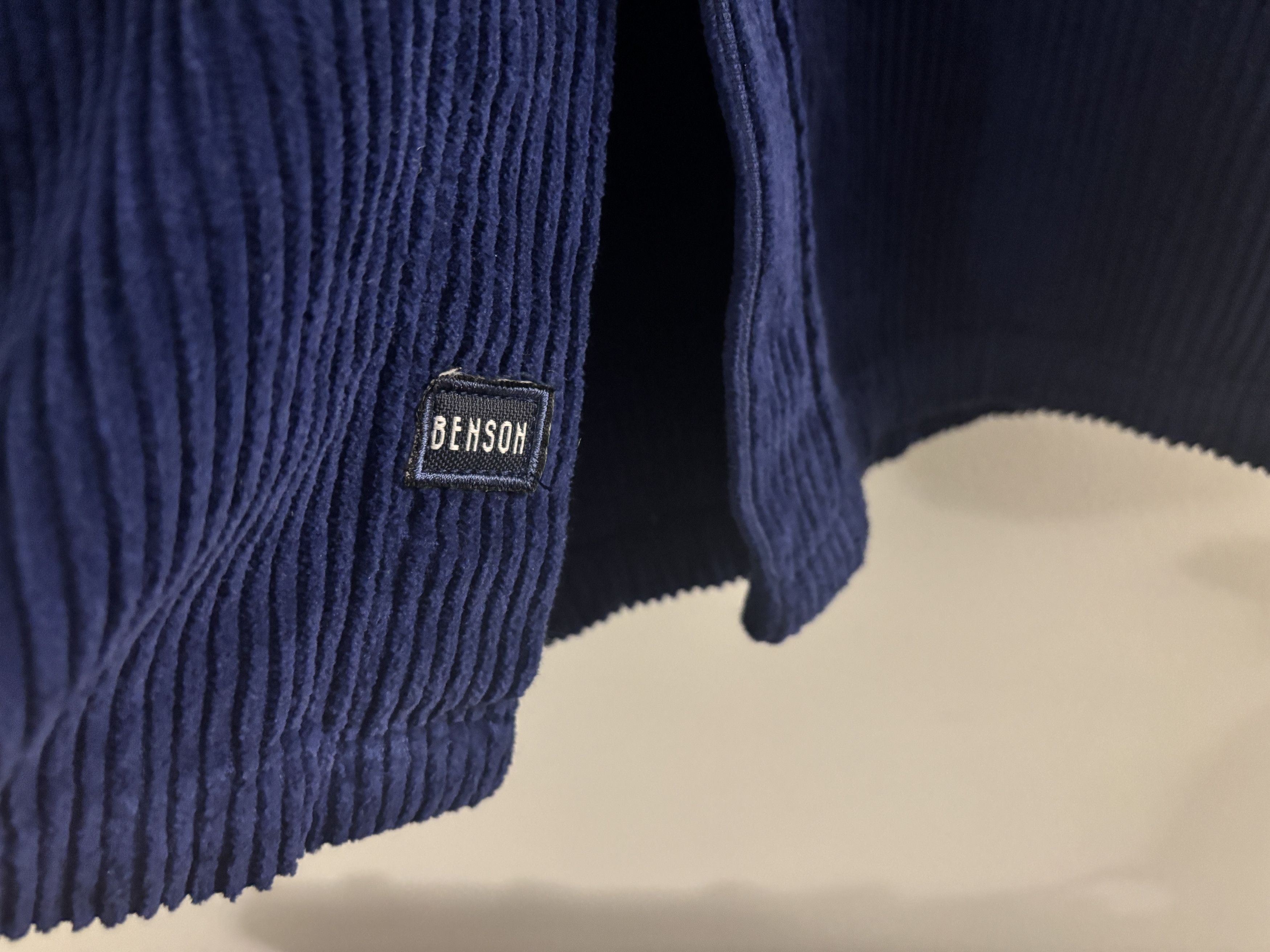 Benson $225 Corduroy Blue Snap Button Overshirt Shirt Jacket Size US S / EU 44-46 / 1 - 8 Thumbnail