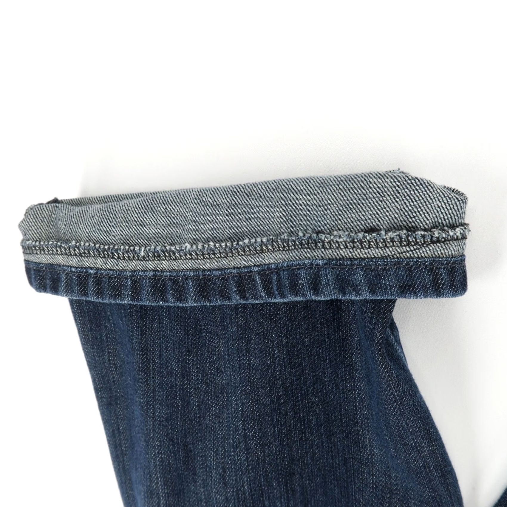 Vintage Joe's Jeans Womens 27 Blue Bootcut Low Rise Stretch Embellished Dark Wash Rocker Jeans Size 27" / US 4 / IT 40 - 6 Thumbnail