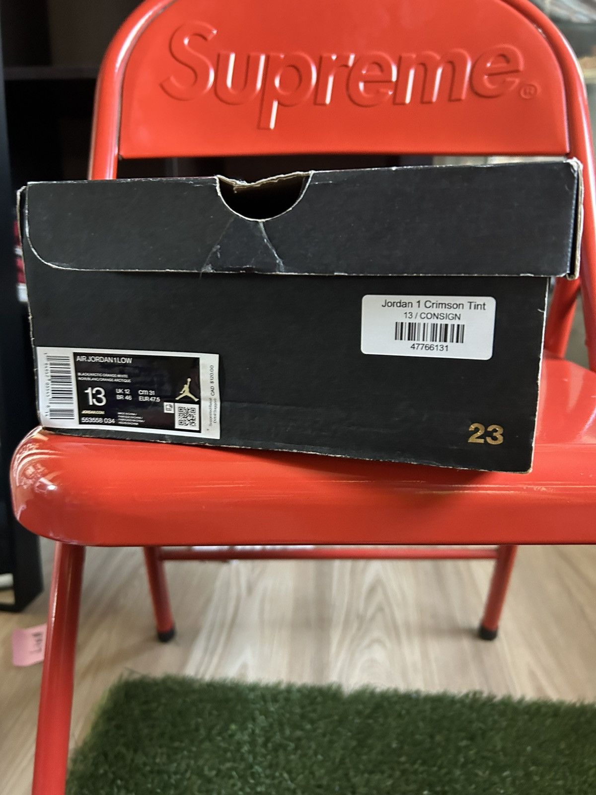 Jordan Brand Jordan 1 Retro Low Crimson Tint Size US 13 / EU 46 - 8 Thumbnail