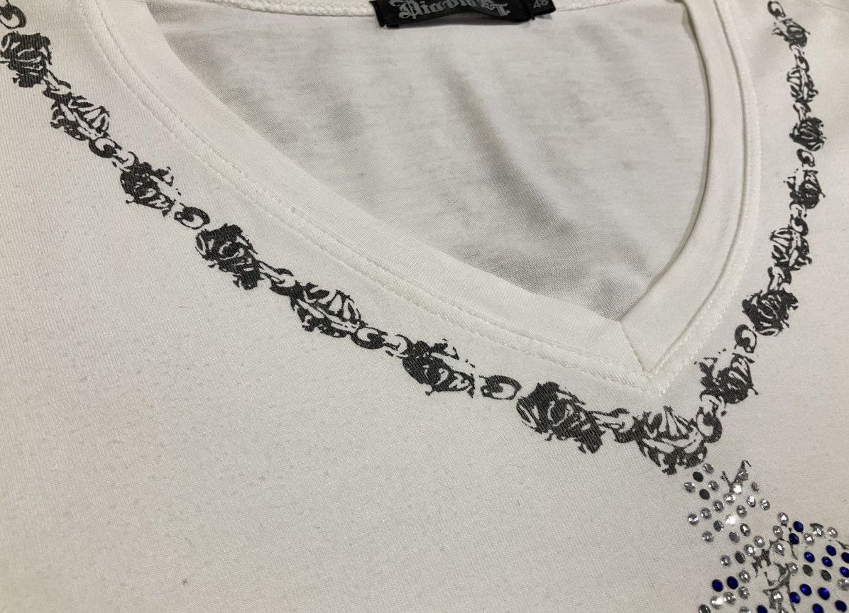 14th Addiction 🔥Sick Y2K Diavlo 3D Feather Skull Necklace Shirt Size US M / EU 48-50 / 2 - 3 Thumbnail