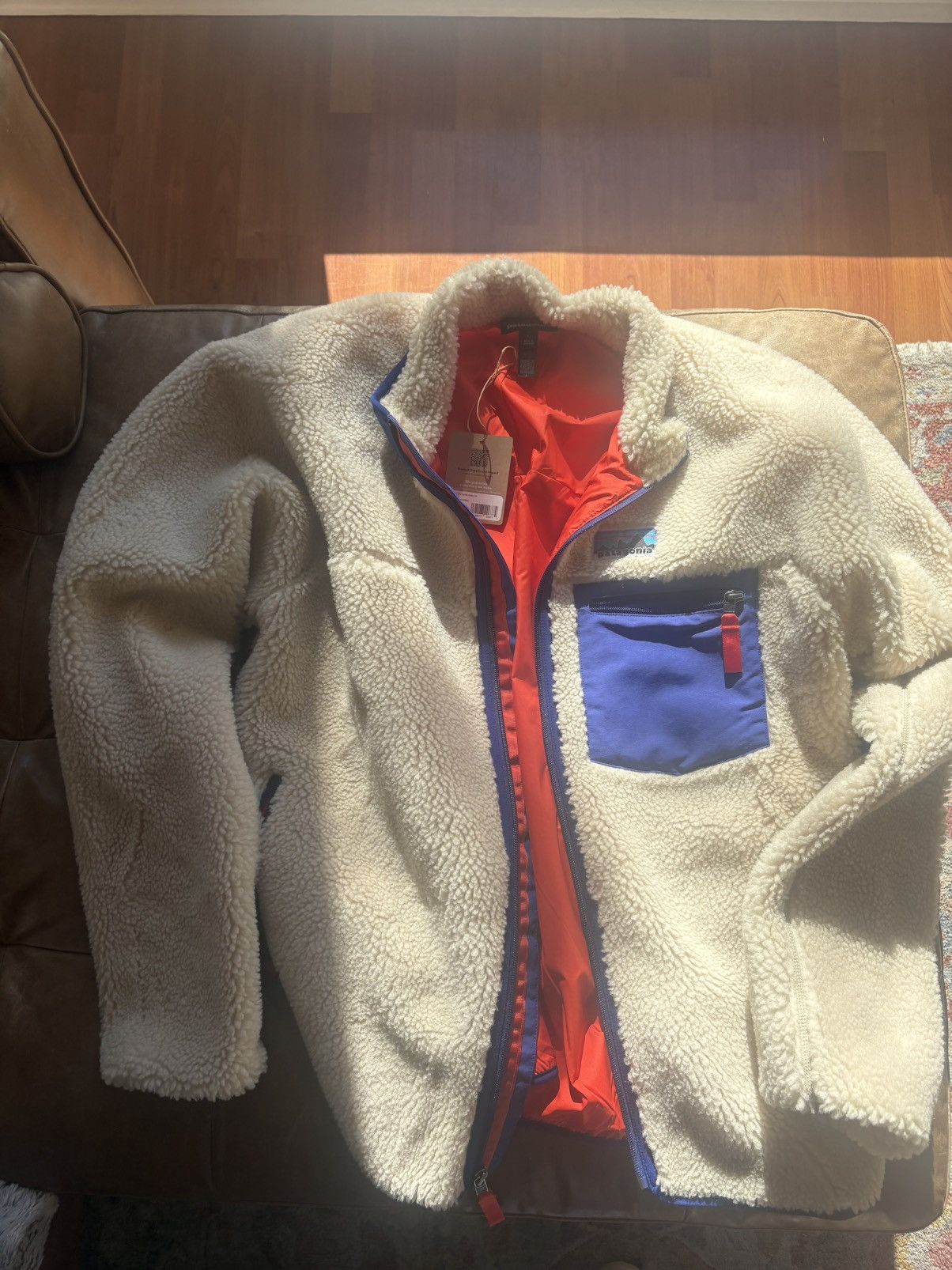 Patagonia Retro-X Jacket Dark Natural Blue Pocket NWT