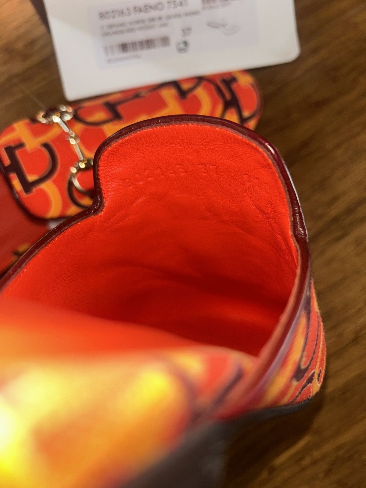 Gucci Gucci Horsebit Closed Tow Slippers Flats Orange Size 37 Size US 7 / IT 37 - 5 Thumbnail