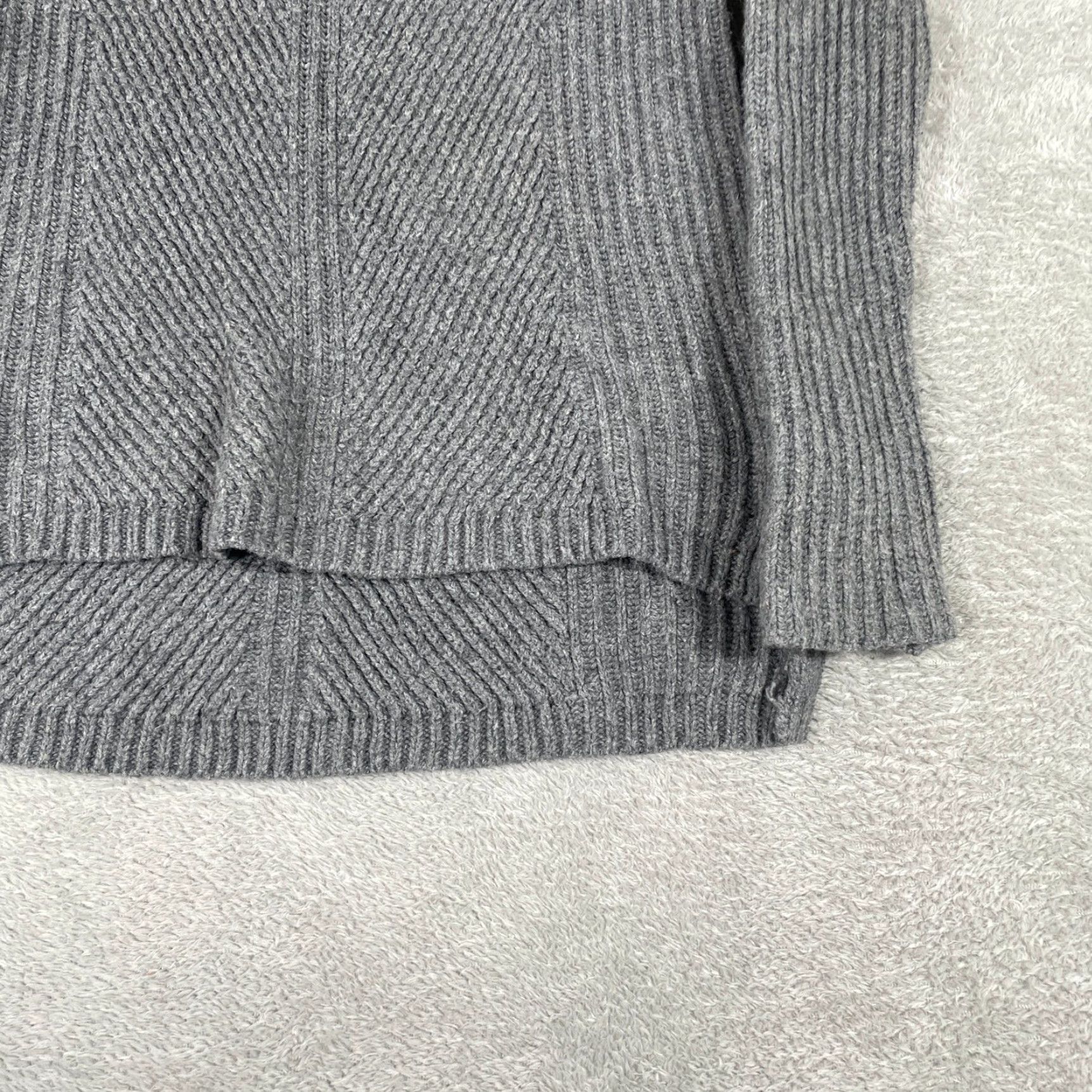 Madewell Madewell Knit Sweater Womens XS Gray Ribbed Crewneck Bohemian Cottage Size XS / US 0-2 / IT 36-38 - 5 Thumbnail
