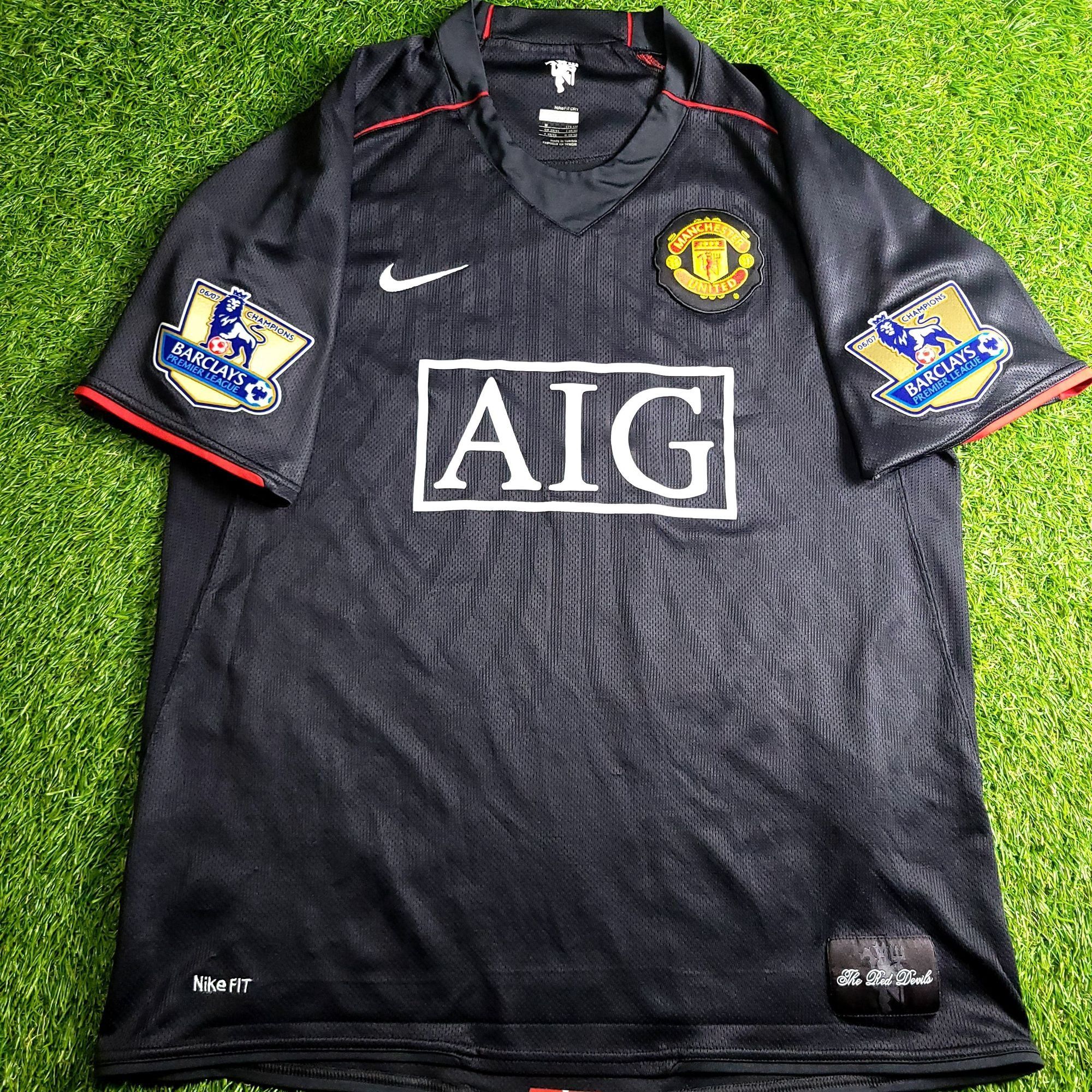 Nike Ronaldo Manchester United 2007 2008 Away Soccer Jersey M Size US M / EU 48-50 / 2 - 2 Thumbnail