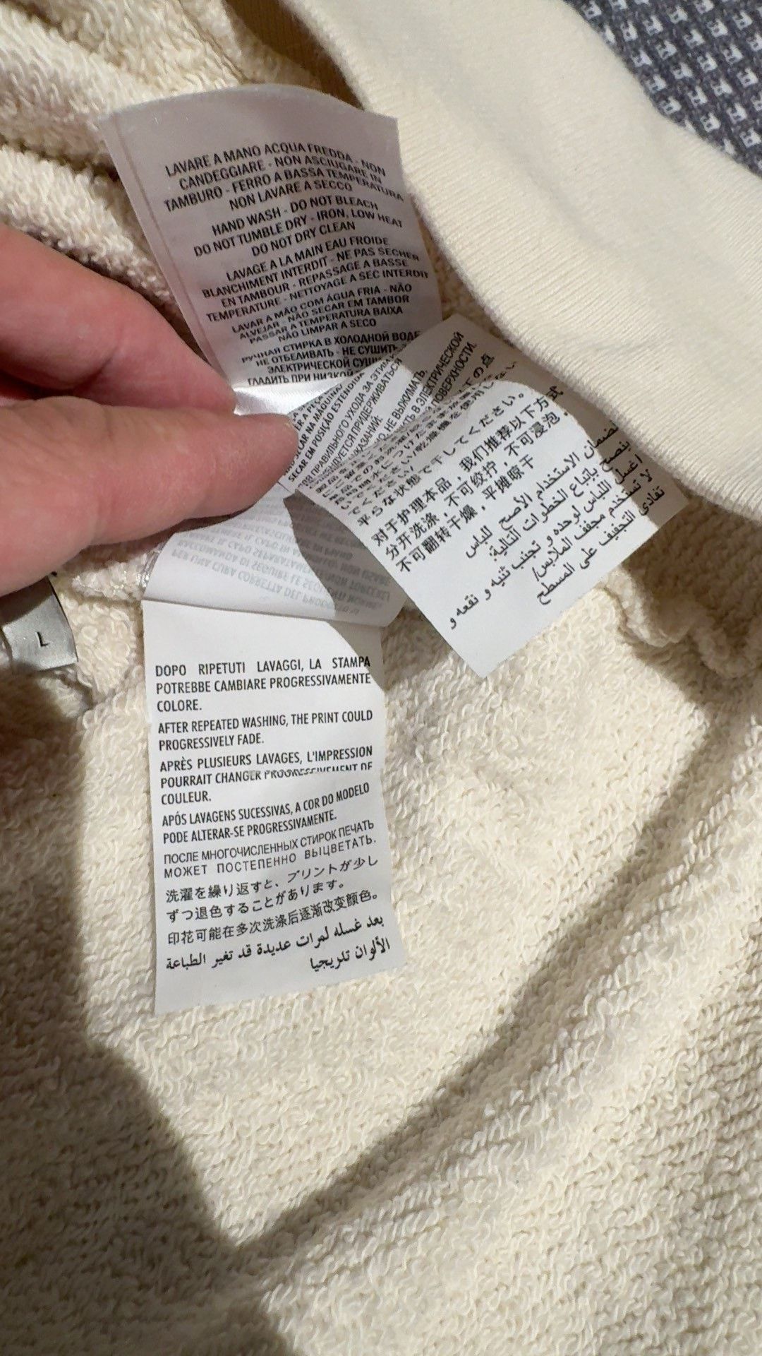 Gucci Gucci Interlocking G Logo Hoodie Off-White Size US L / EU 52-54 / 3 - 8 Thumbnail