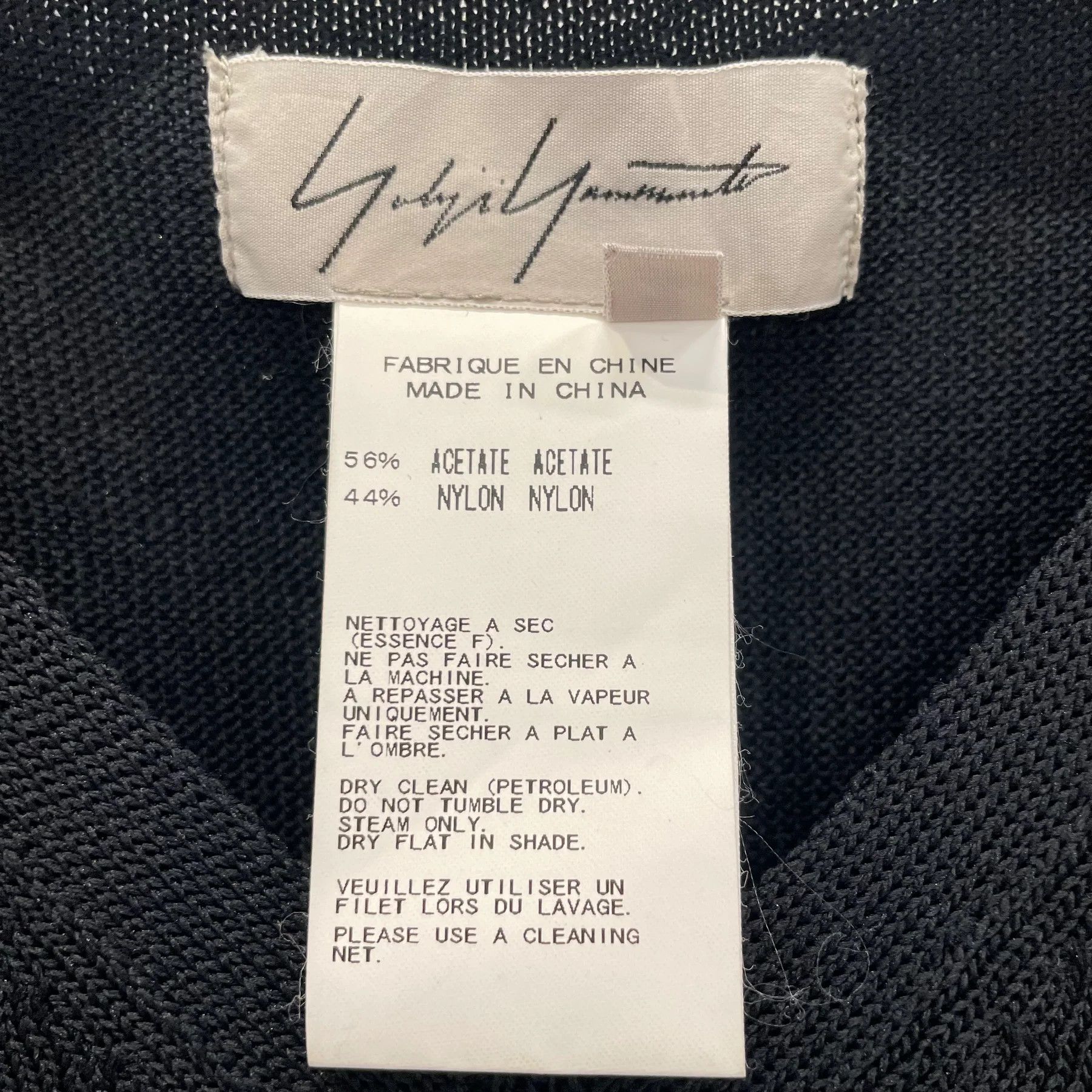 Yohji Yamamoto Archive V Neck Knit Sweater Size M / US 6-8 / IT 42-44 - 3 Thumbnail