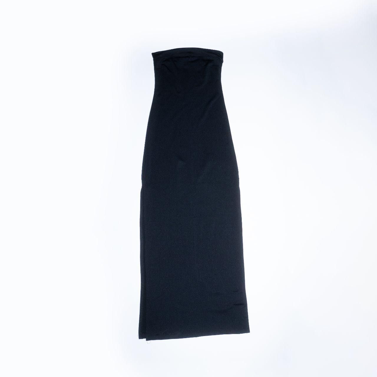Vintage Vintage 2000's Womens Black Tube Midi Dress Size Small Size S / US 4 / IT 40 - 1 Thumbnail