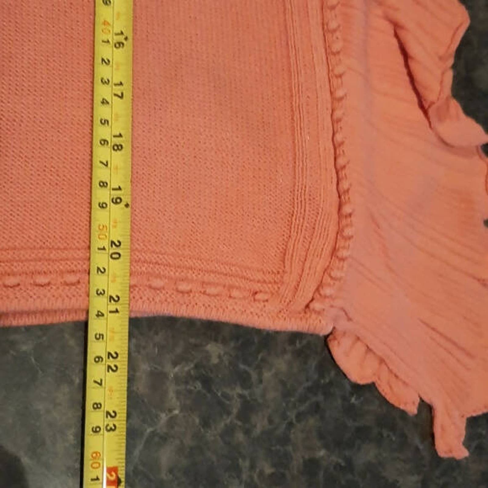 Rebecca Taylor Rebecca Taylor Pink Long Sleeve Knit Ruffled Sweater Sz S Size S / US 4 / IT 40 - 8 Thumbnail
