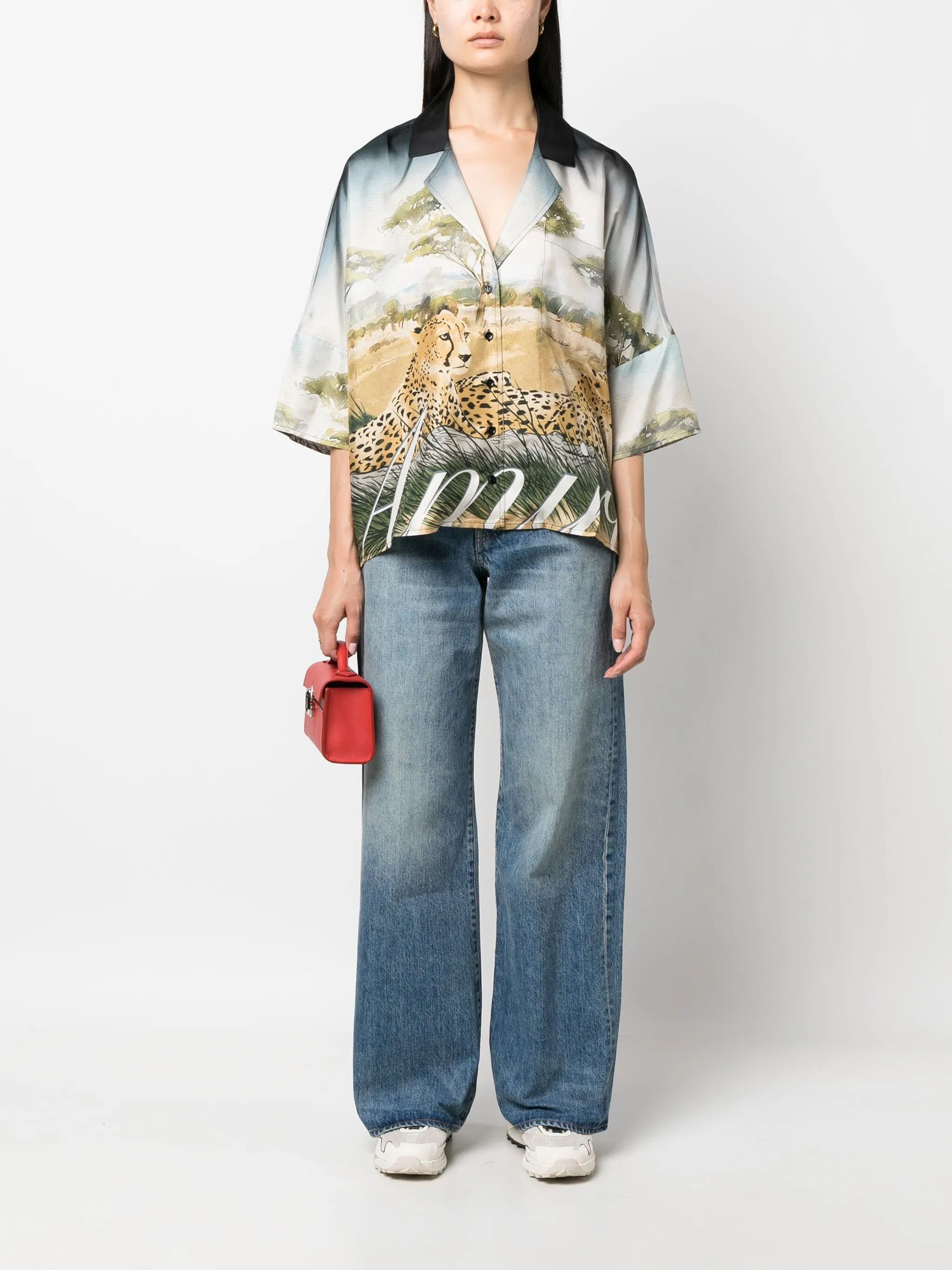 Amiri o1y0425 Denim Jeans in Blue Size 27" / US 4 / IT 40 - 2 Thumbnail
