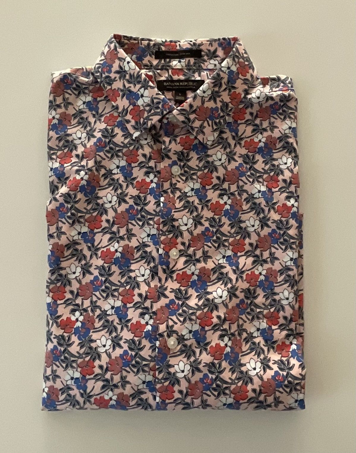 Banana Republic Banana Republic Untucked Slim Fit Button Up Size US L / EU 52-54 / 3 - 3 Thumbnail