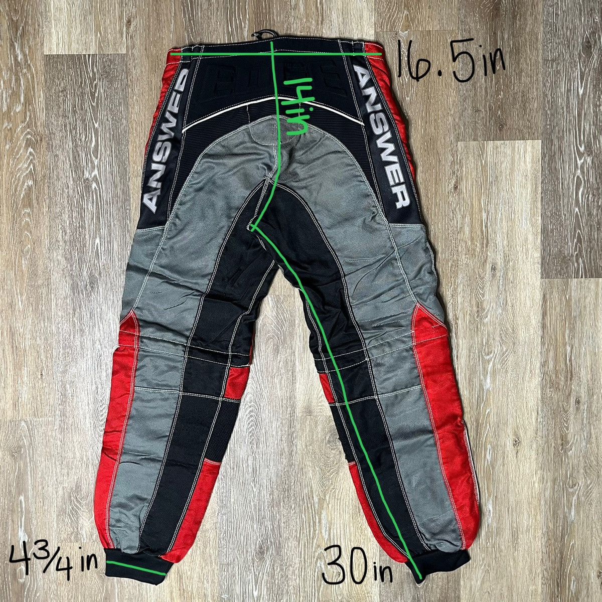 Vintage 90s moto racing pants Size US 32 / EU 48 - 2 Thumbnail
