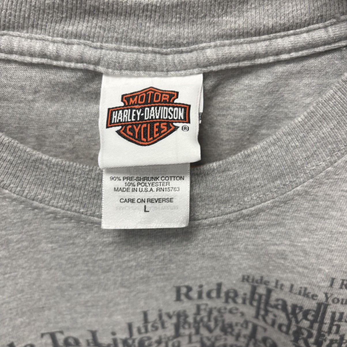 Harley Davidson Vintage Harley Davidson Double Sided Graphic Tee Size US L / EU 52-54 / 3 - 3 Thumbnail