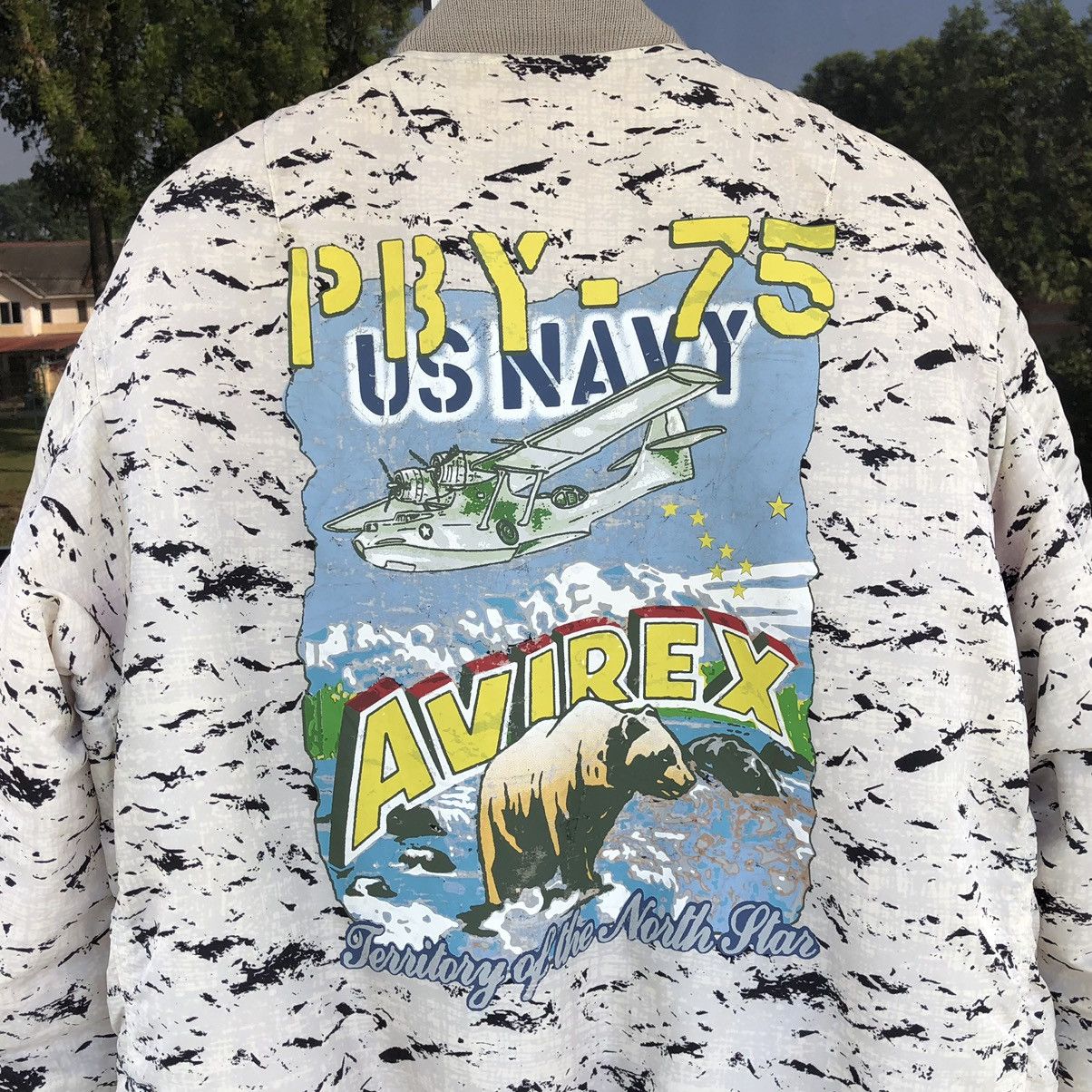 Avirex Avirex Camo PBY-75 US NAVY Ma-1 Bomber Jacket Size US XL / EU 56 / 4 - 2 Thumbnail