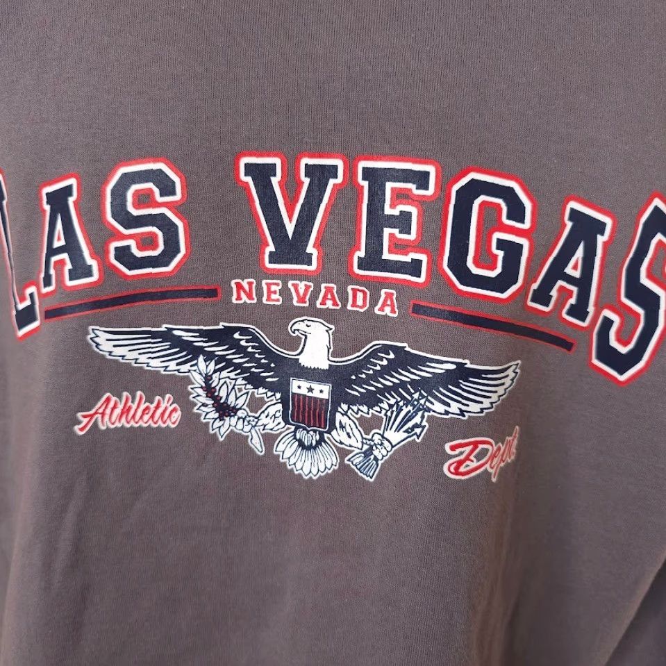 Vintage VINTAGE Union Made Las Vegas T Shirt Mens Large Gray 90s Y2K Souvenir Made In USA Size US L / EU 52-54 / 3 - 3 Thumbnail