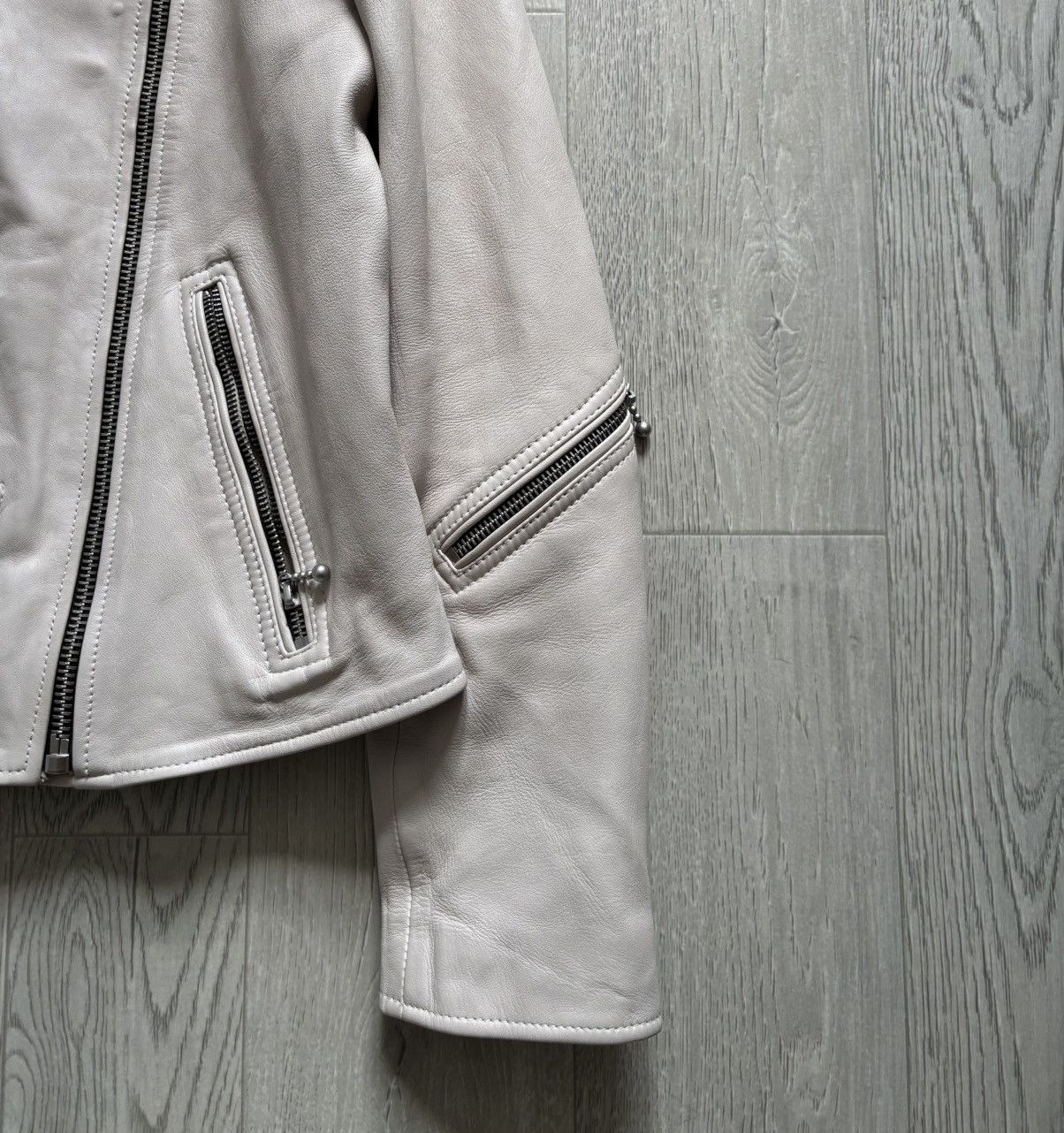 Allsaints All Saints Leather Biker Jacket Size M / US 6-8 / IT 42-44 - 2 Thumbnail