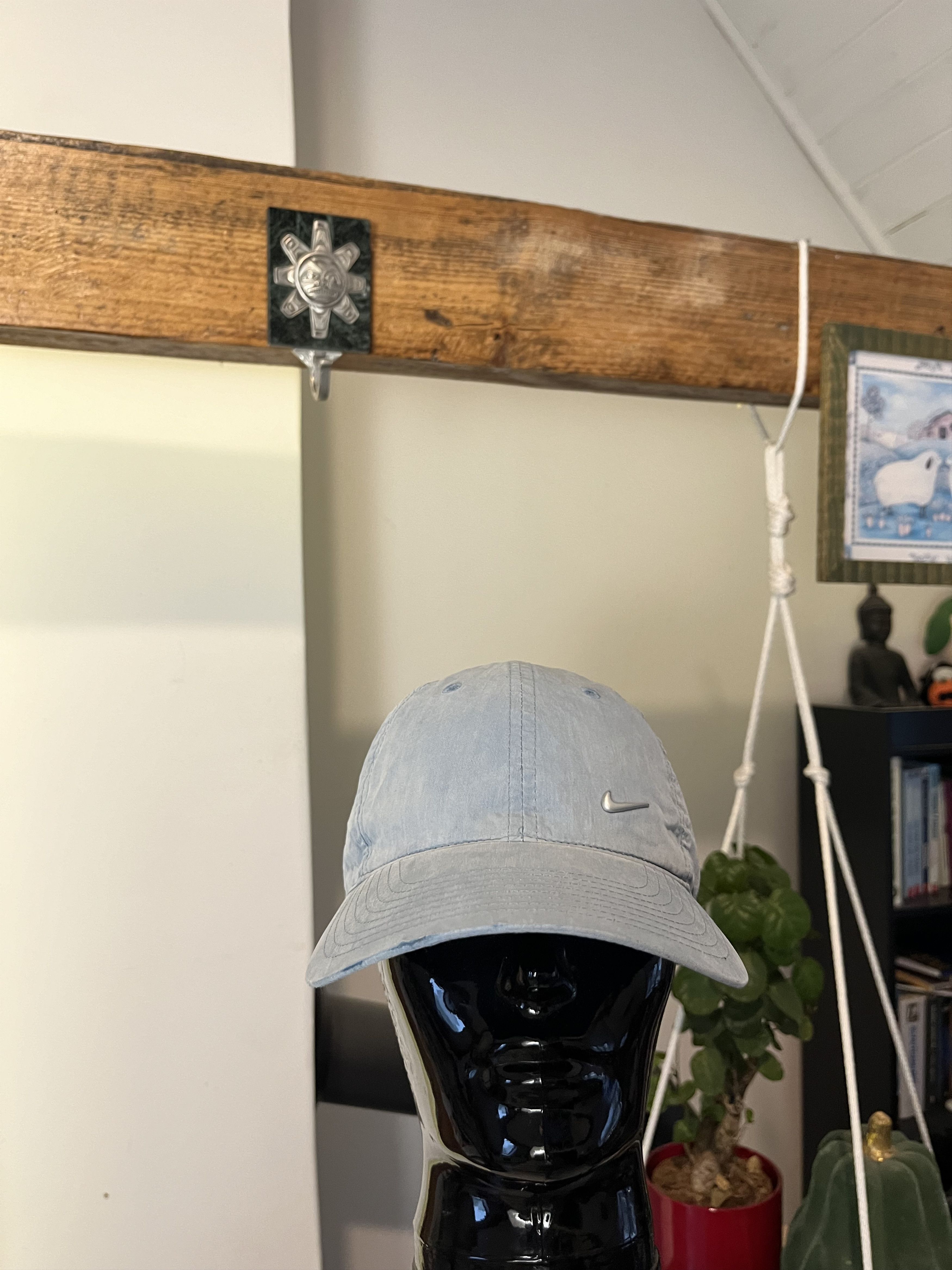 Nike × Vintage 00s Nike Baby Blue Hat Cap Size ONE SIZE - 2 Thumbnail