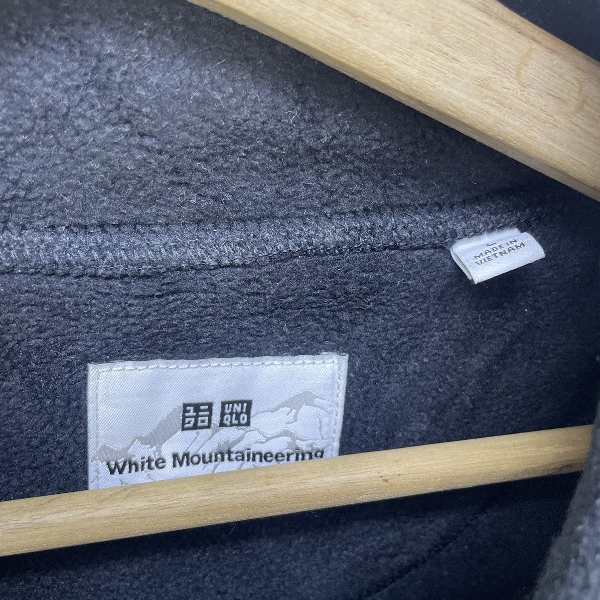 Japanese Brand × Uniqlo × White Mountaineering White Moutaineering Fleece Pullover Jacket Size US M / EU 48-50 / 2 - 3 Thumbnail