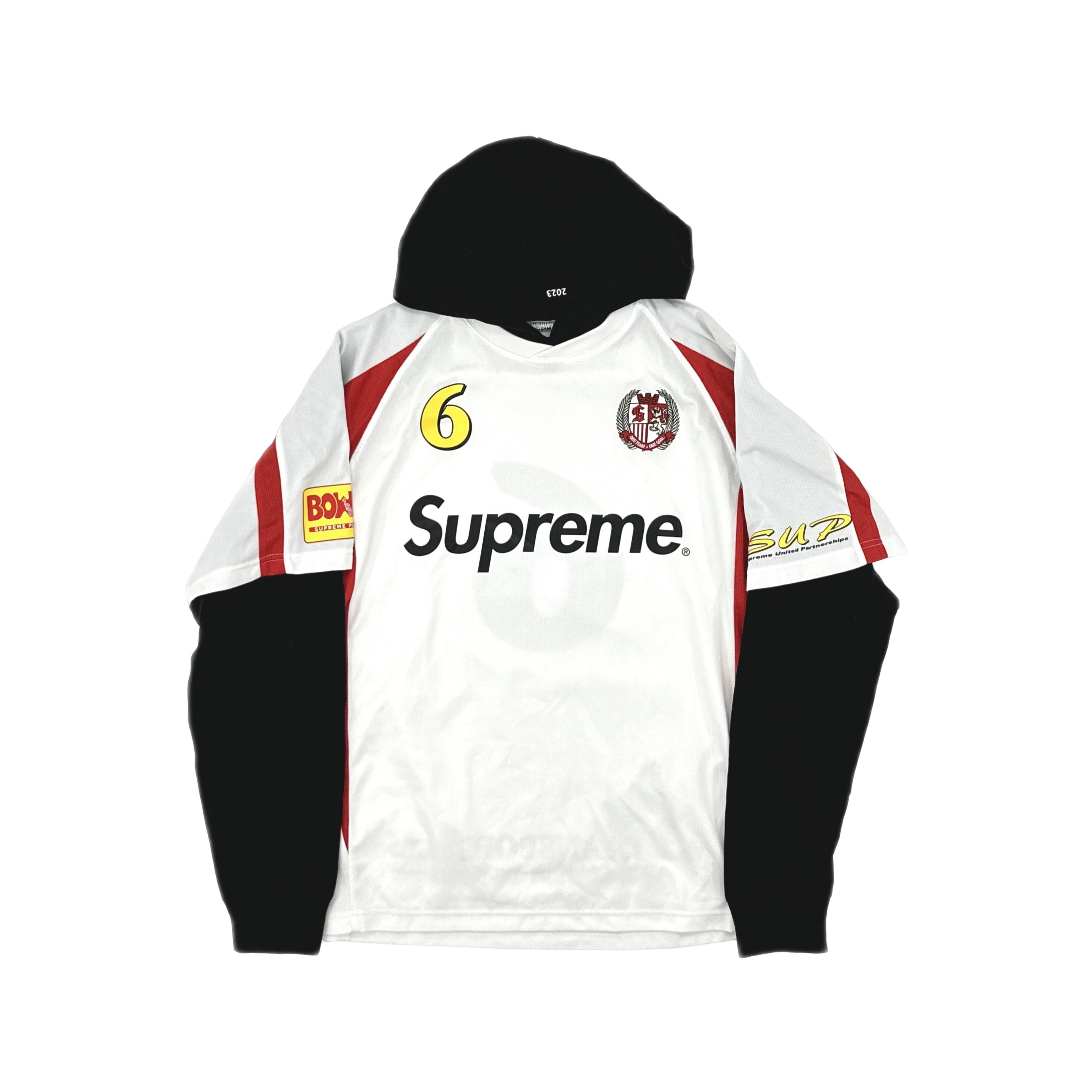 Supreme Supreme Floral Soccer Jersey White Size M | Grailed