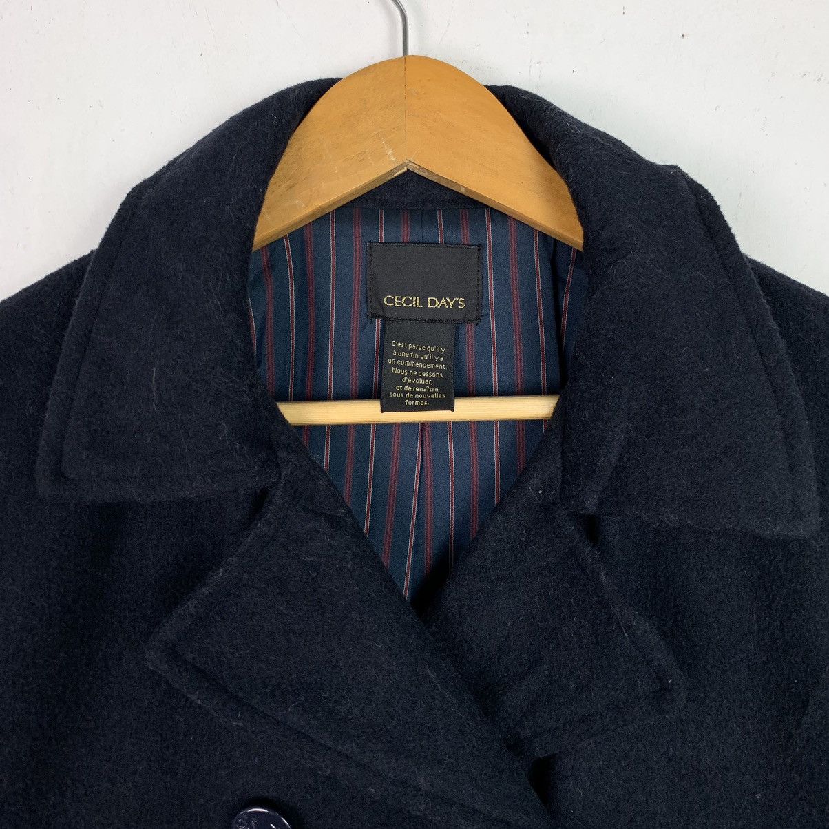 Designer × Japanese Brand × Vintage Vintage Japanese Brand Peacoat Wool Blazers Size US M / EU 48-50 / 2 - 2 Thumbnail