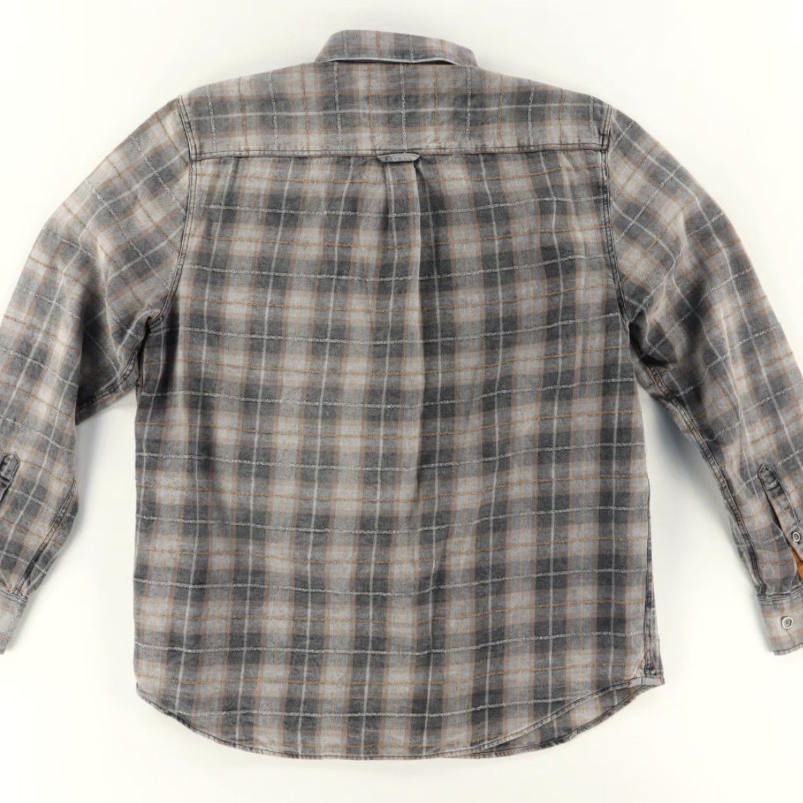 Vintage 32 Bar Blues Cotton Plaid Long Sleeve Button Up Shirt Gray Men's L Size US L / EU 52-54 / 3 - 4 Thumbnail