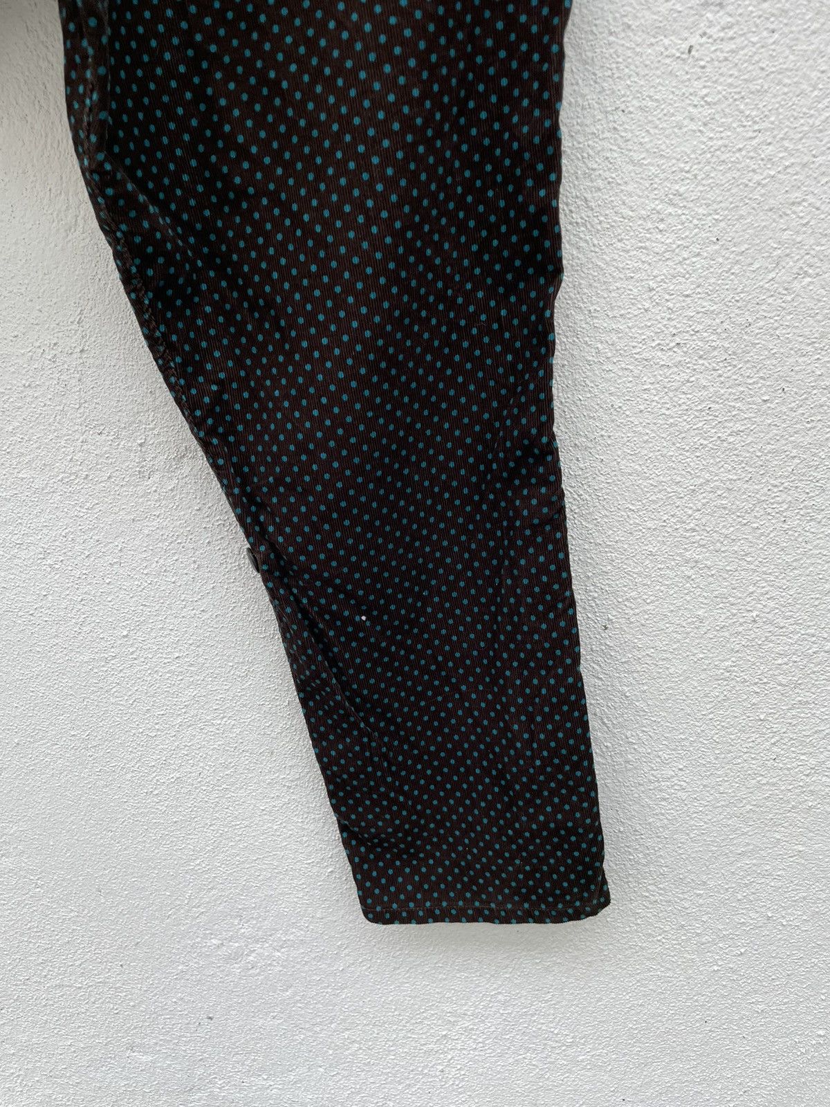 Frapbois Vintage Frapbois Drop Crotch Polka Dot Corduroy Light Pants Size US 31 - 16 Thumbnail