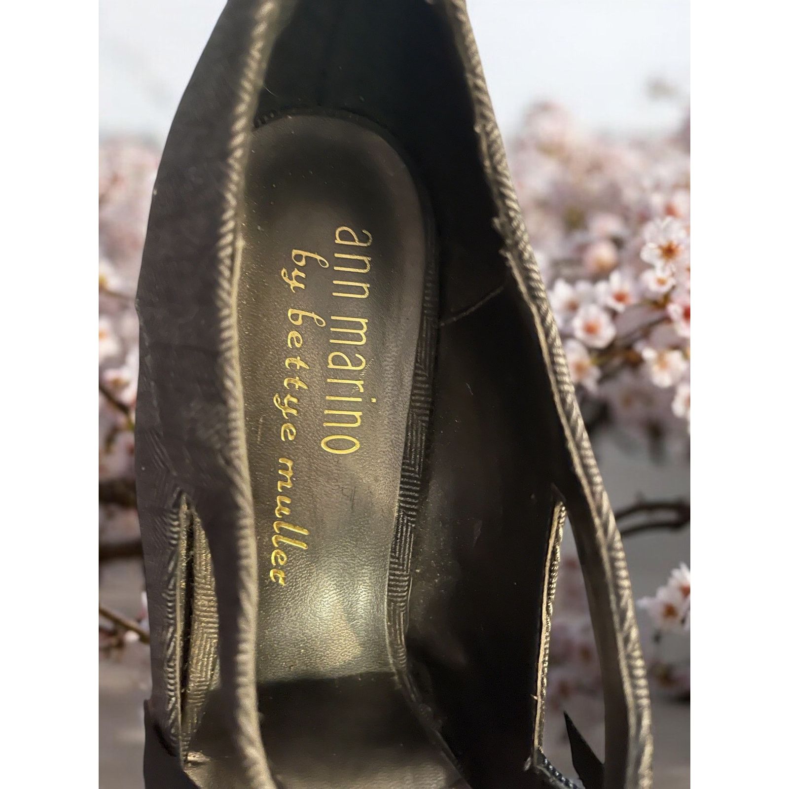 Unknown London Ann Marino Women's Mary Jane Shoes Heels Pumps Gray Size 10M Size US 10 / IT 40 - 7 Thumbnail