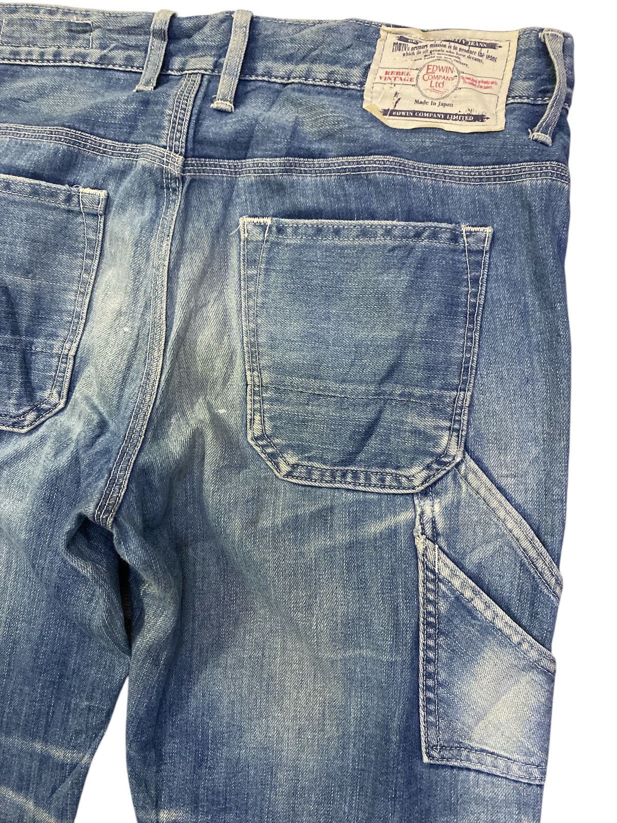 Edwin × Vintage Vintage Edwin Company Carpenter Jeans Size US 33 - 3 Thumbnail