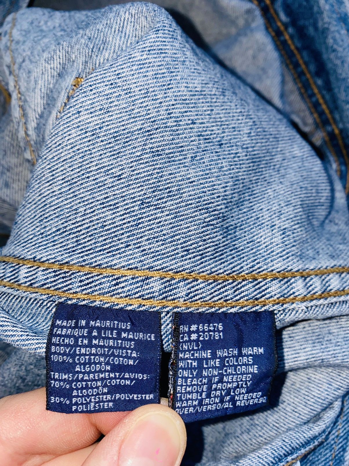 Kith × Tommy Hilfiger Very Rare Vintage Denim Jacket Kith Timberland Size US XXL / EU 58 / 5 - 6 Thumbnail