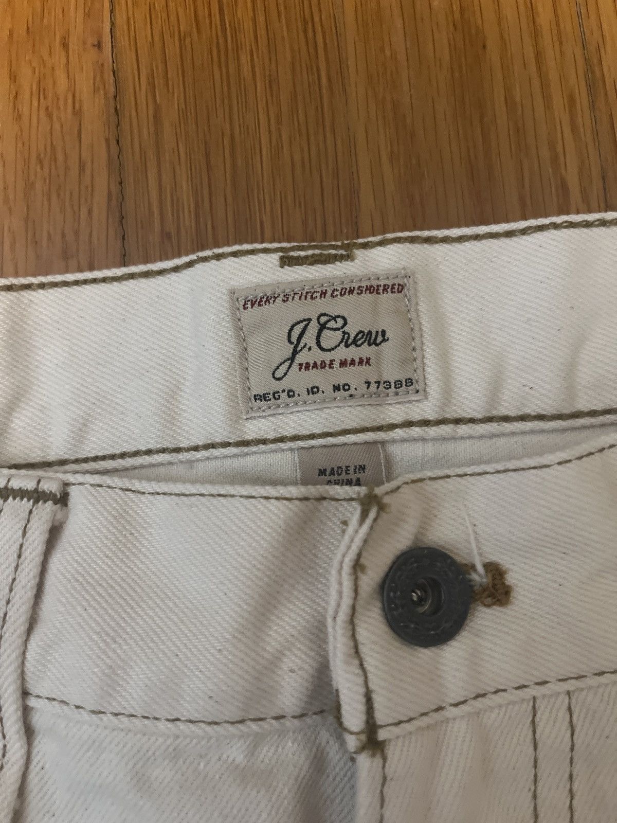 J.Crew J.Crew Creme Denim Size US 32 / EU 48 - 3 Thumbnail