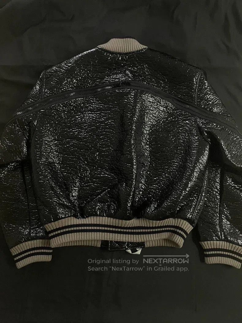 Dries Van Noten Dries Van Noten Waxed Pleated Bomber. Size US L / EU 52-54 / 3 - 2 Thumbnail