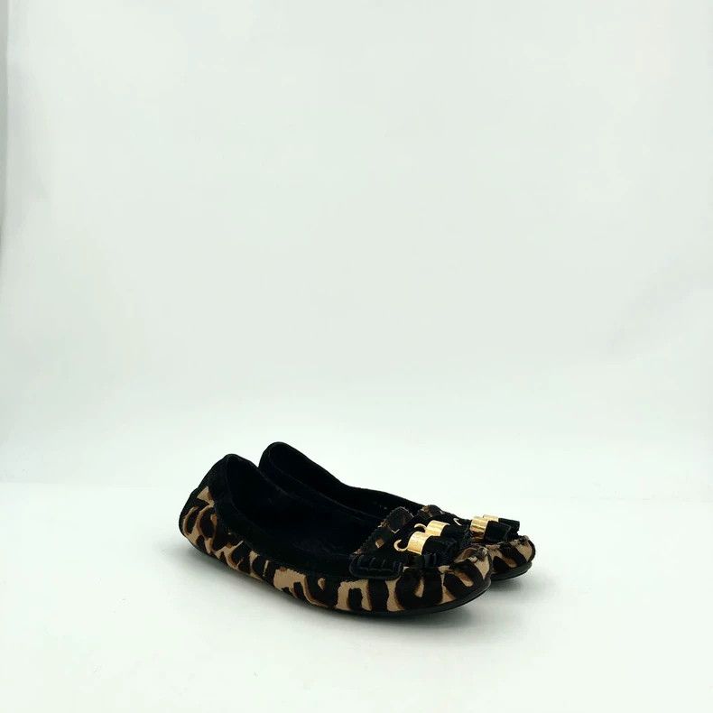 Louis Vuitton Louis Vuitton Color-block leopard-print round-toed slip-on Size US 6 / IT 36 - 2 Thumbnail