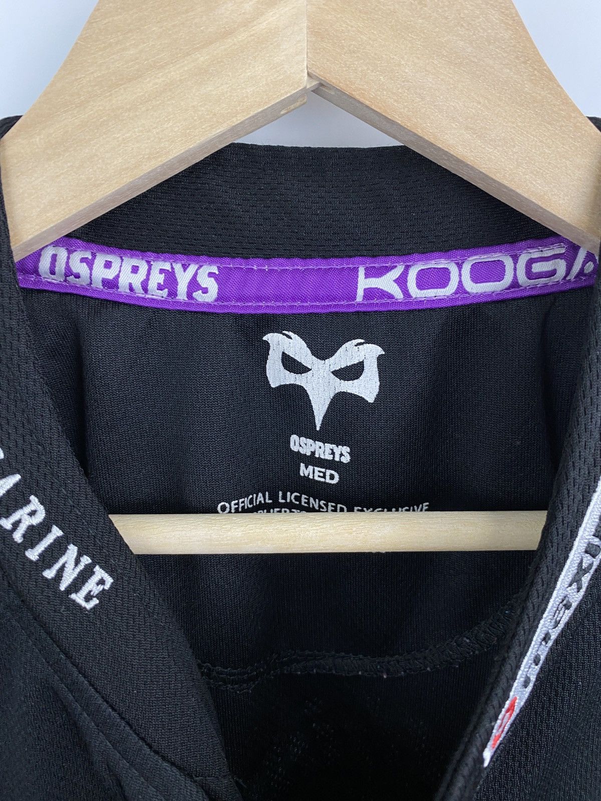 Man Made In Australia Ospreys Rugby Union 2009/2010 Kooga Black Home Jersey Rare Size US M / EU 48-50 / 2 - 5 Thumbnail