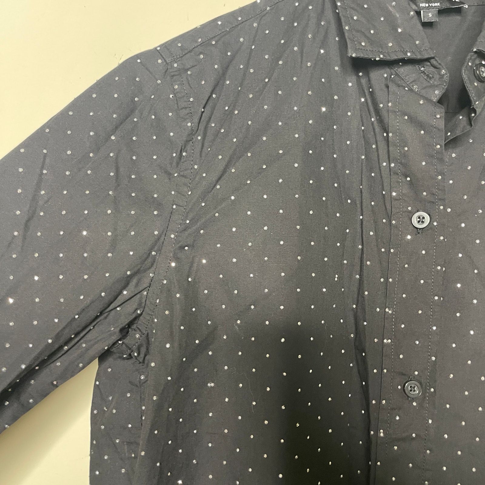 Generation Love Generation Love MARC CRYSTAL Button down SHIRT black Sz S Size S / US 4 / IT 40 - 4 Thumbnail