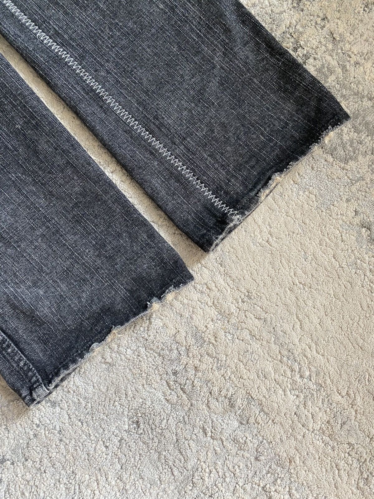 Number (N)ine Number (N)ine AW04 Patch Distressed Denim Size US 33 - 11 Thumbnail