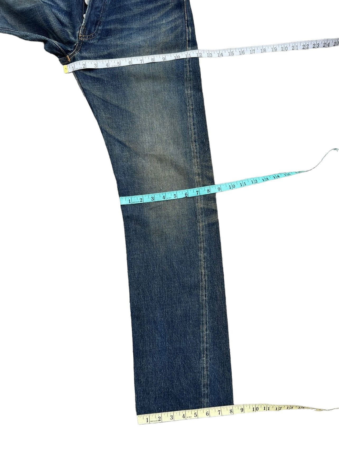 Levi's Vintage Clothing × Vintage Mud 2000 LVC Levi’s 501XX Big E #555 Selvedge Denim jeans Size US 30 / EU 46 - 4 Thumbnail