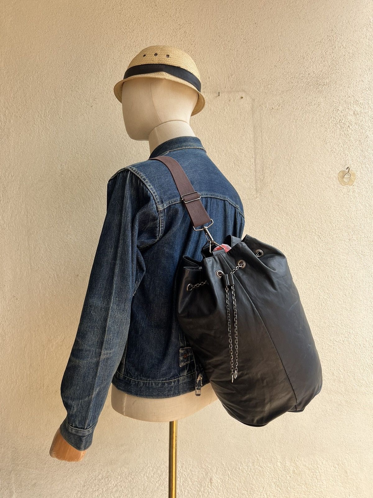 Jean Paul Gaultier × Vintage Vintage Jean Paul Gaultier Waxed Bag Size ONE SIZE - 3 Thumbnail