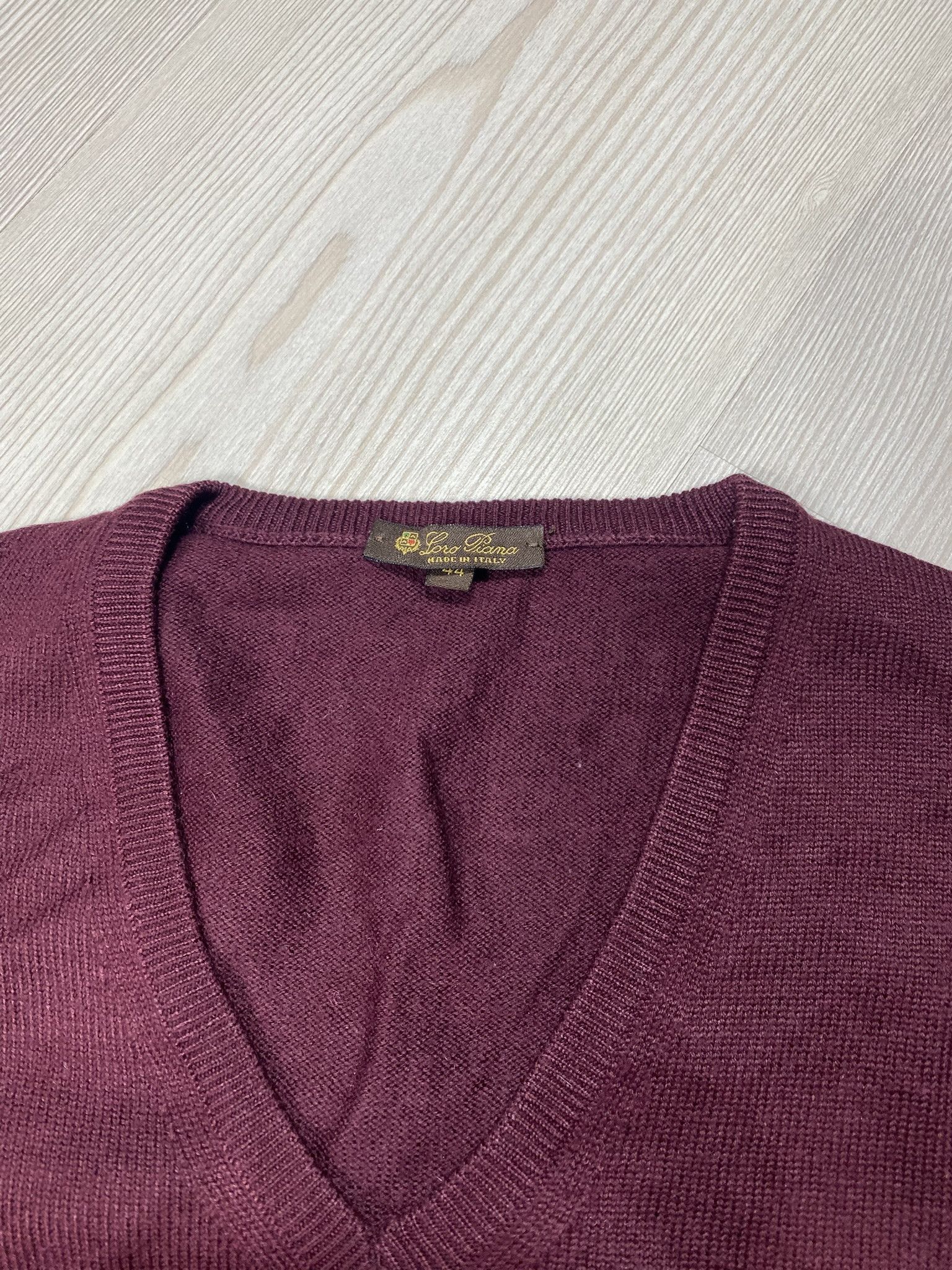 Loro Piana Loro Piana Sweater Wool 100% Dark Grape Size US M / EU 48-50 / 2 - 5 Thumbnail