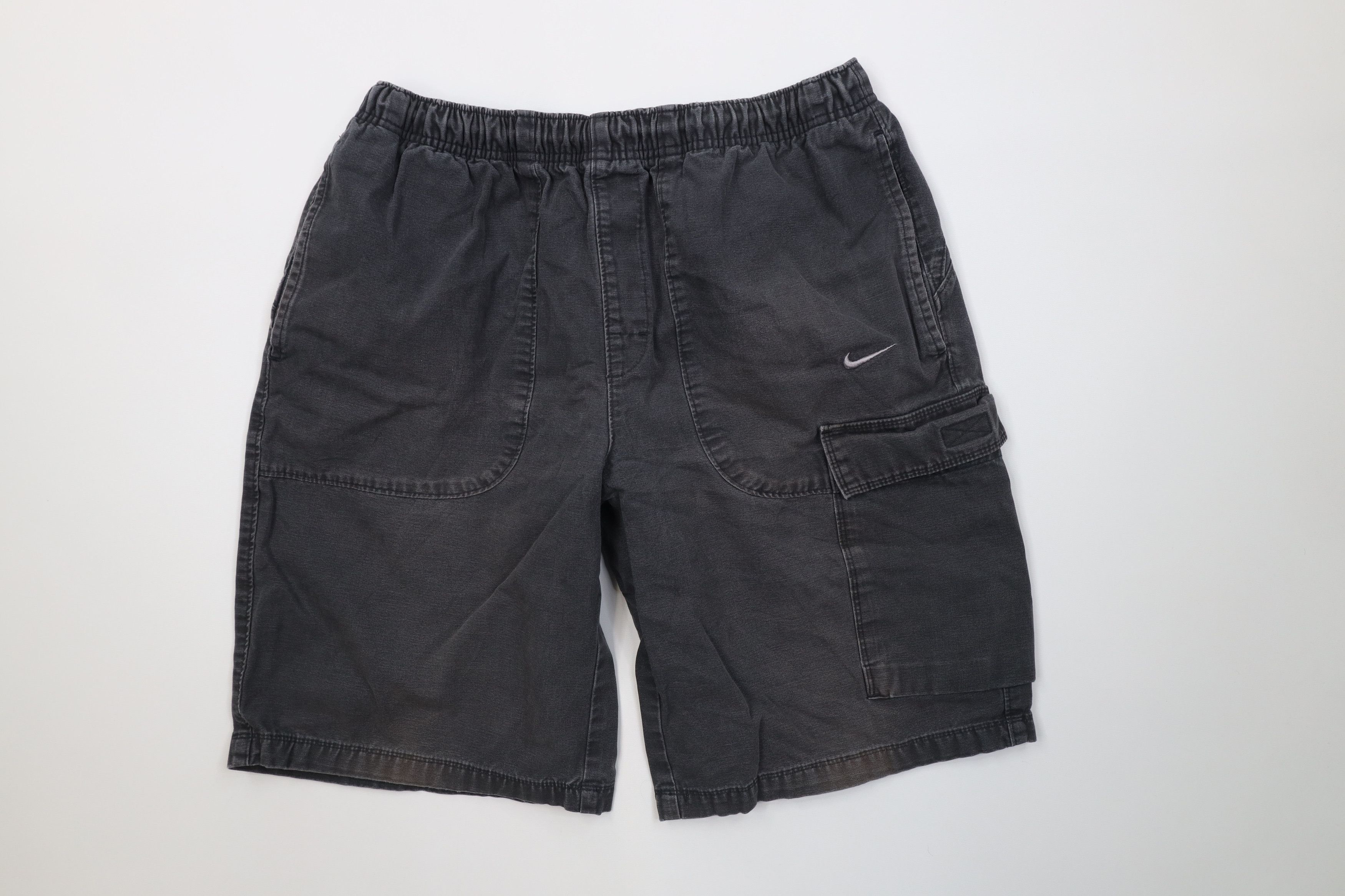 Nike Vintage Y2K Nike Travis Scott Mini Swoosh Above Knee Shorts Size US 30 / EU 46 - 1 Thumbnail