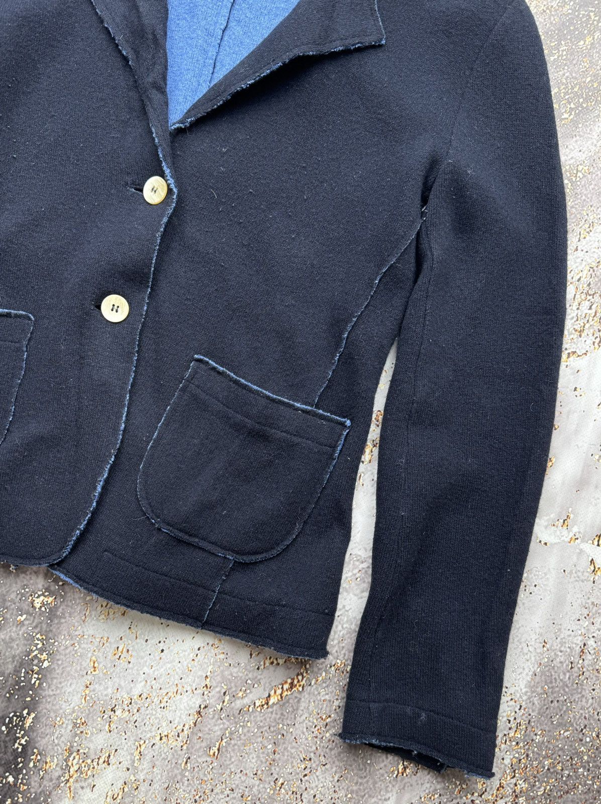 Vintage × Warehouse Warehouse Project Vintage Amazing Wool Blazer Size 40S - 3 Thumbnail
