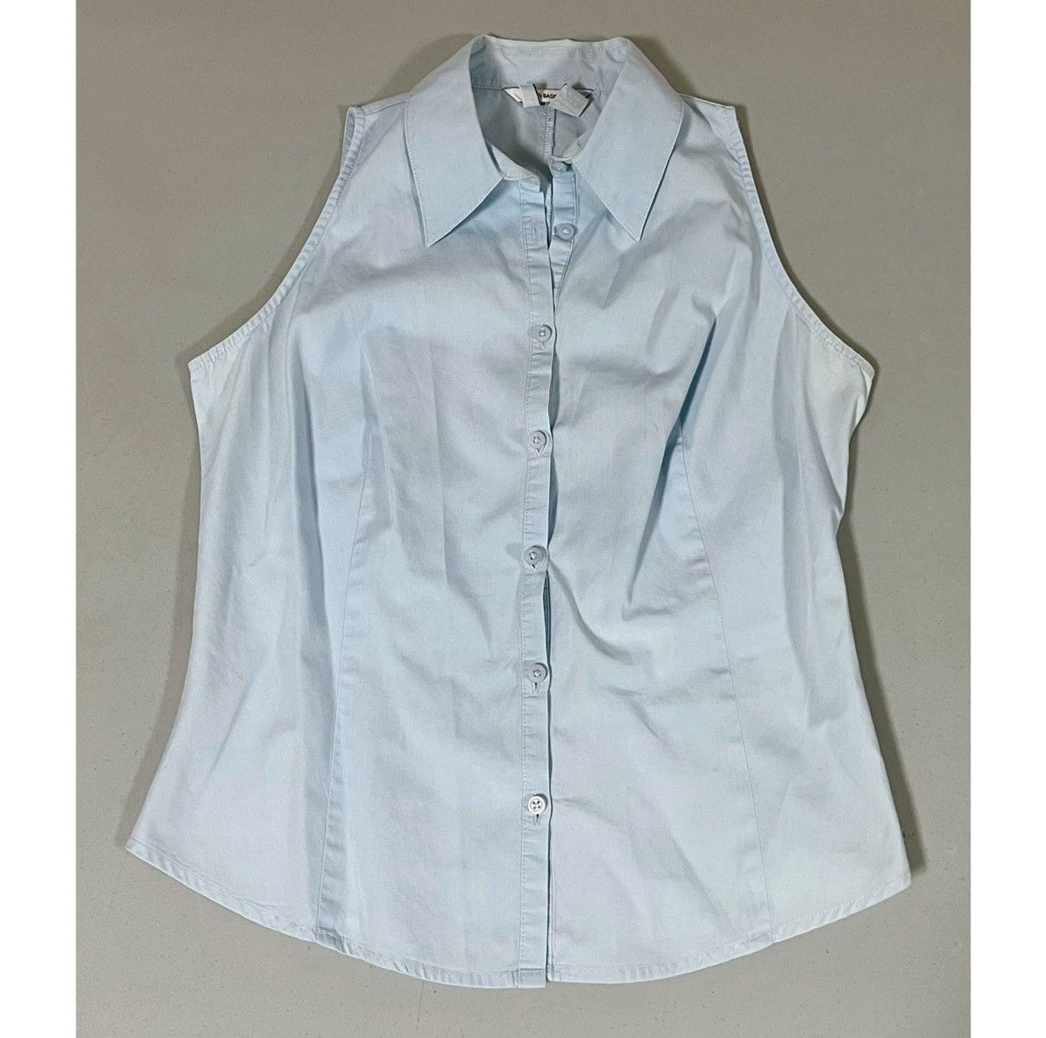 Zara Zara Collared Sleeveless Button-Down Shirt Top Blouse Size S Size S / US 4 / IT 40 - 1 Thumbnail