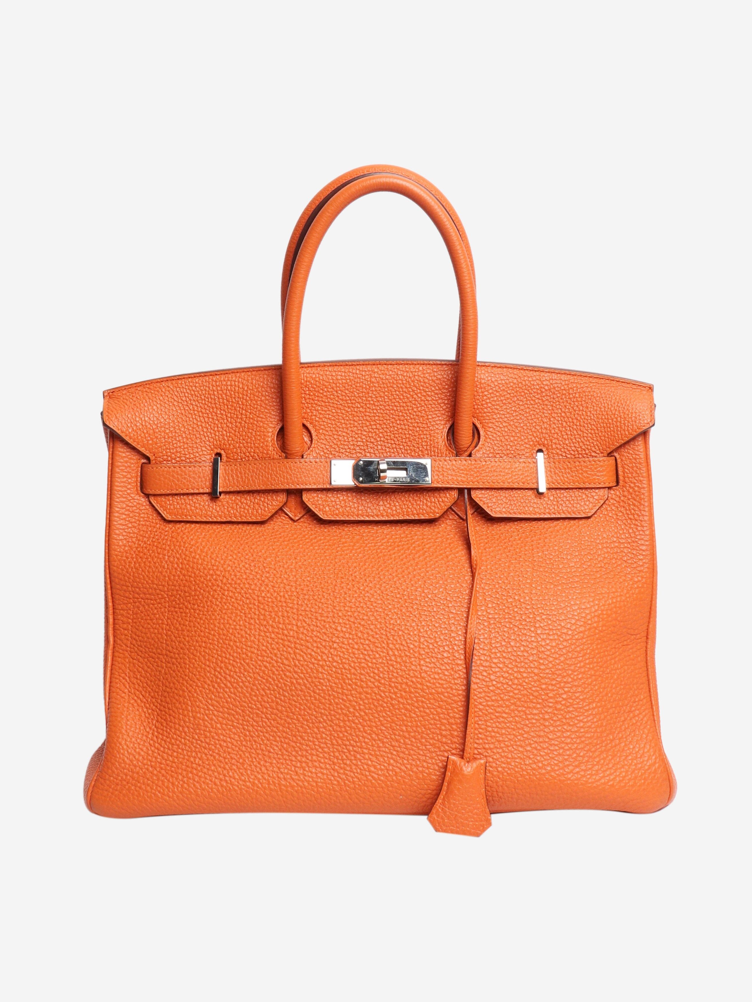 Other Orange 2010 Birkin 35 bag in Clemence leather Size ONE SIZE - 1 Thumbnail