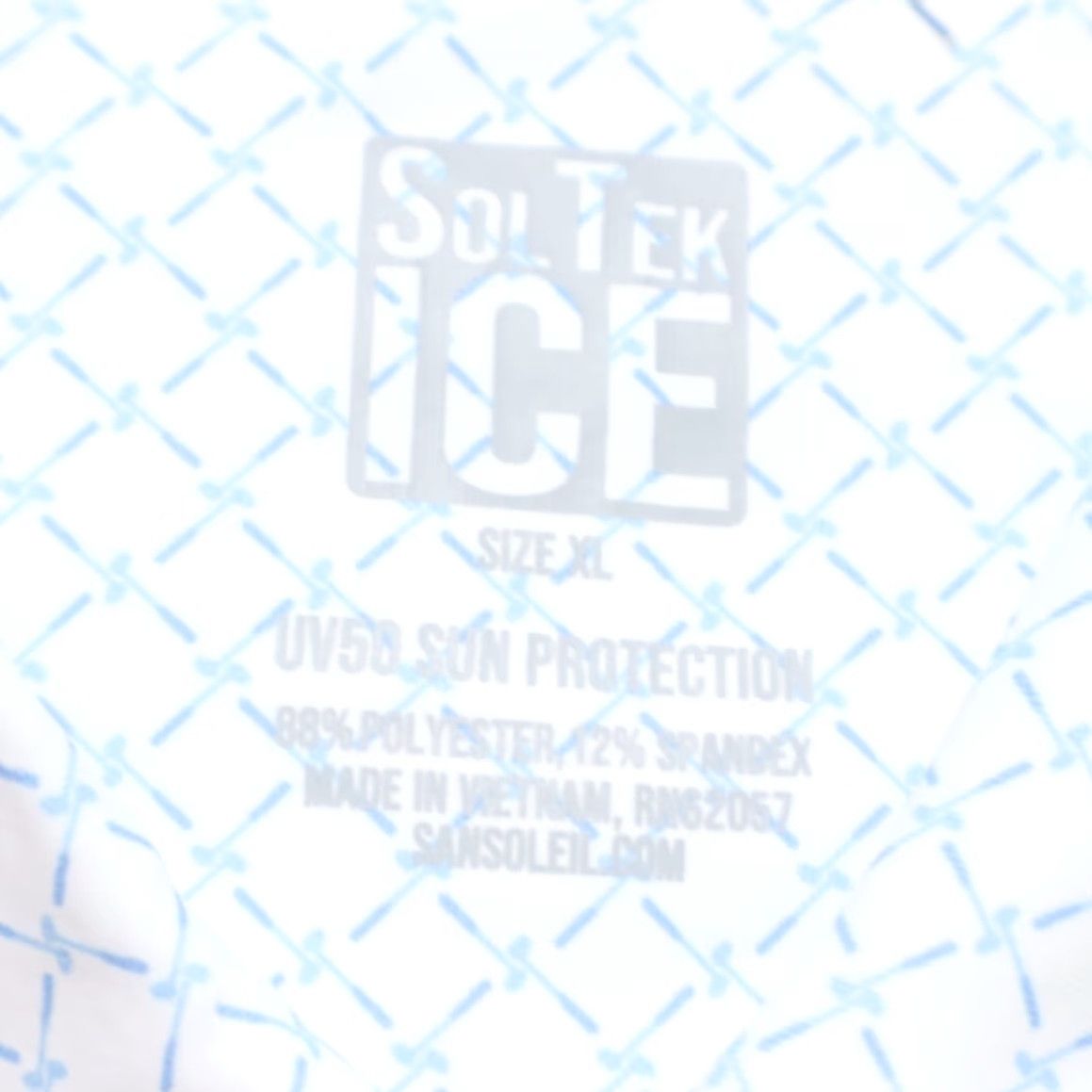 Vintage San Soleil Sol Tek Ice Golf Club Polo Shirt Blue Men XL Shirt Men XL Blue All Over Print Polo Shirt Size US XL / EU 56 / 4 - 5 Thumbnail