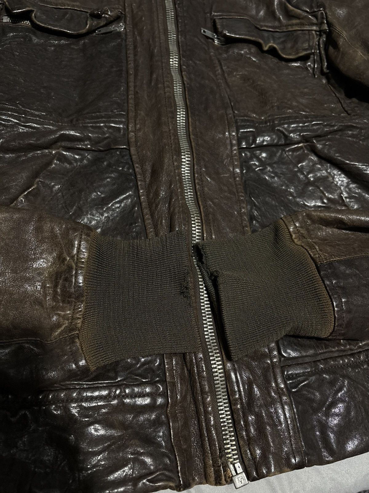 Rick Owens FW08 Rick Owens Stag Leather Jacket Olmar Mirta Bruiser rare Size US S / EU 44-46 / 1 - 19 Thumbnail
