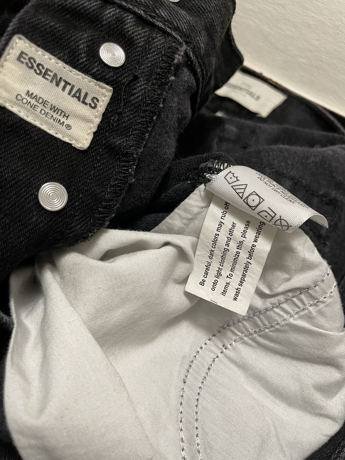 Fear of God 💥 FOG Fear of God Essentials Cone Denim Jeans SZ 30 Black Size US 30 / EU 46 - 12 Thumbnail