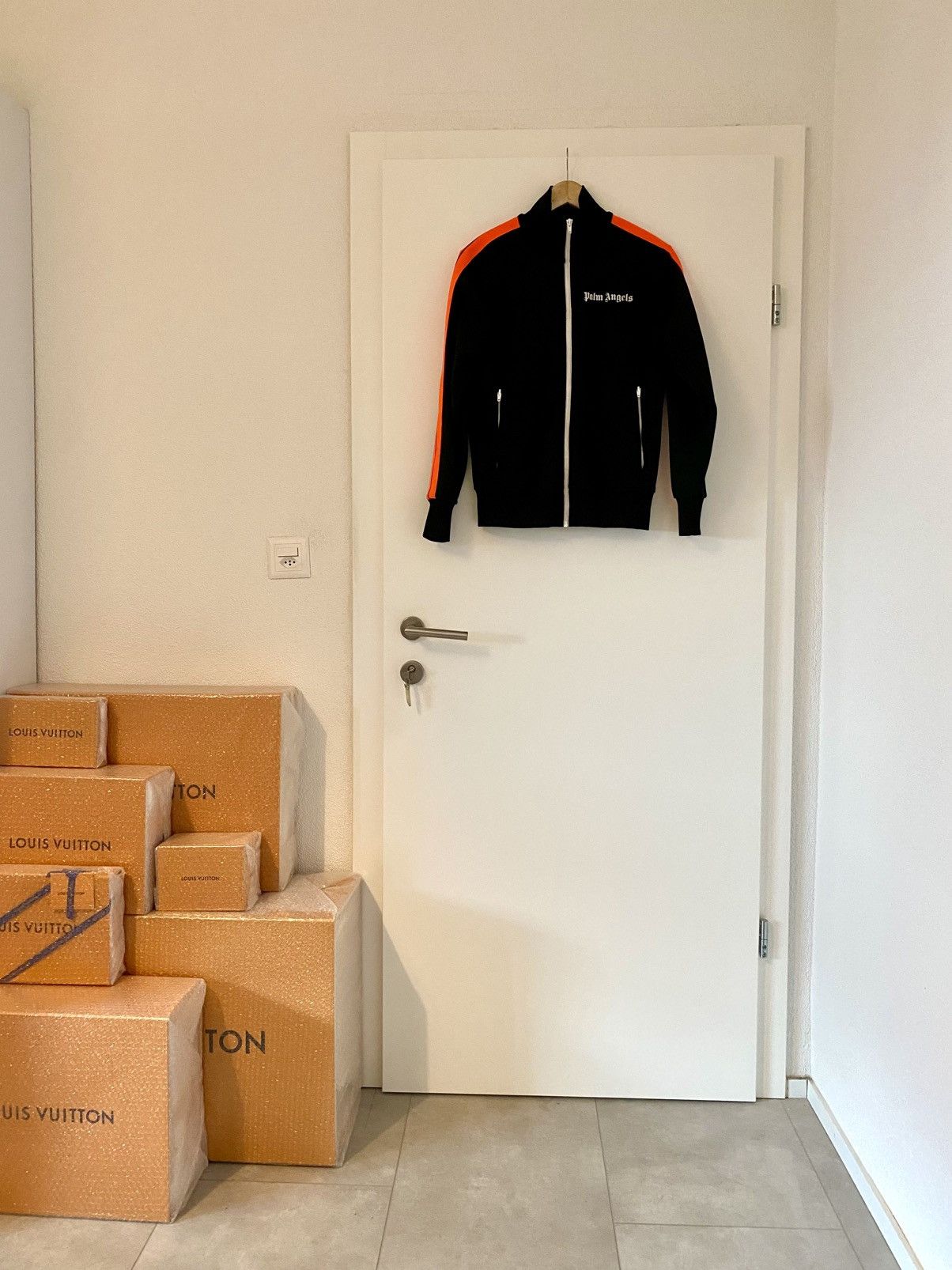 Palm Angels RARE neon orange Palm Angels Zipped Sweatshirt Track Jacket Size US S / EU 44-46 / 1 - 10 Thumbnail