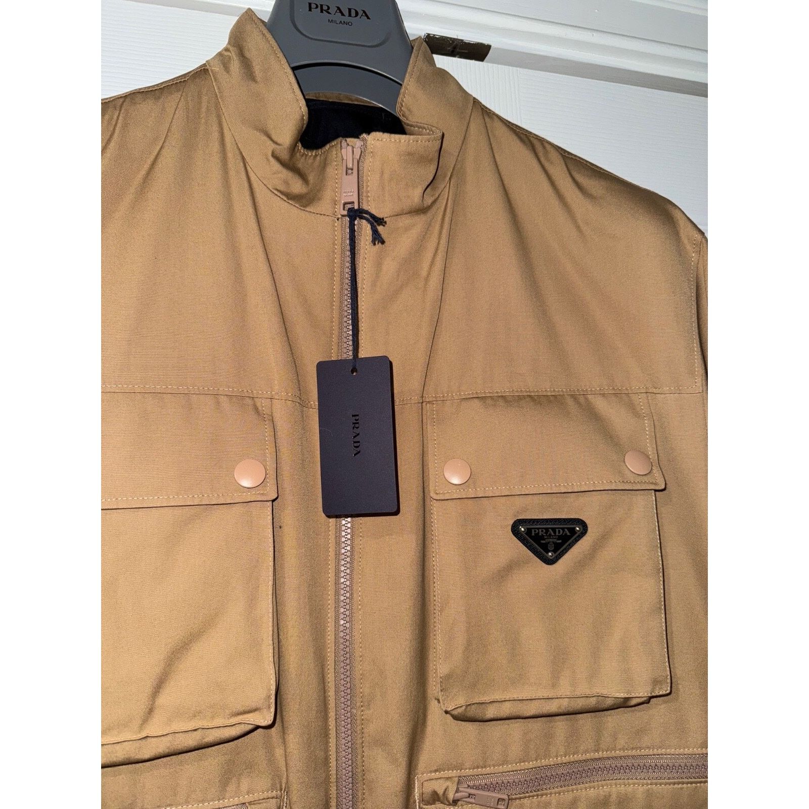Prada Prada Beige Safari Overcoat Outerwear Jacket 40 Large L Size US XXS / EU 40 - 6 Thumbnail