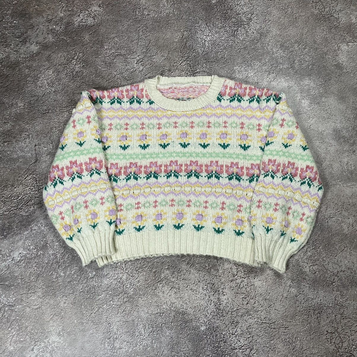 Vintage Vintage 90s Sweater Fuzzy Mohair Knitted Furry S Size US S / EU 44-46 / 1 - 1 Thumbnail