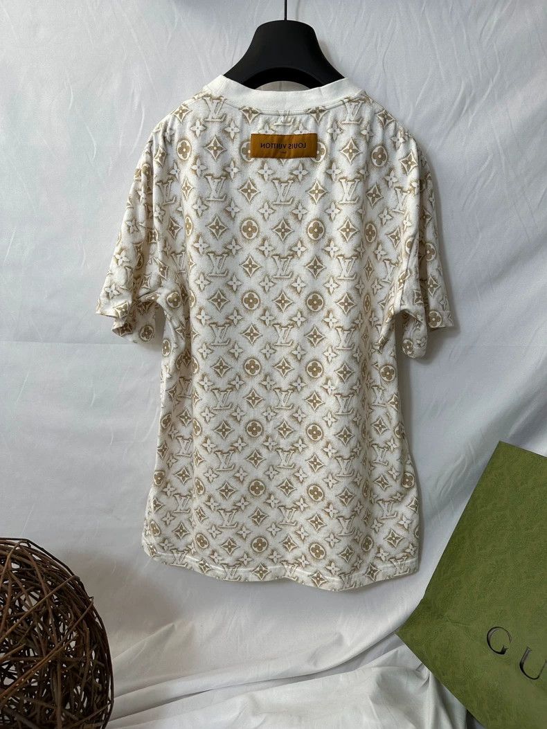 Louis Vuitton Louis Vuitton FW23 Full Logo Crew Neck Short Sleeve T-Shirt Size US M / EU 48-50 / 2 - 2 Thumbnail
